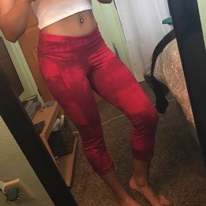 MIDRISE HOT PINK WORKOUT LEGGINGS